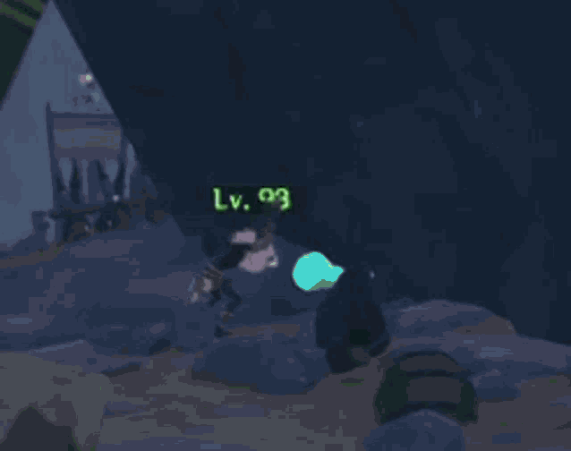 a person in a video game with lv 93