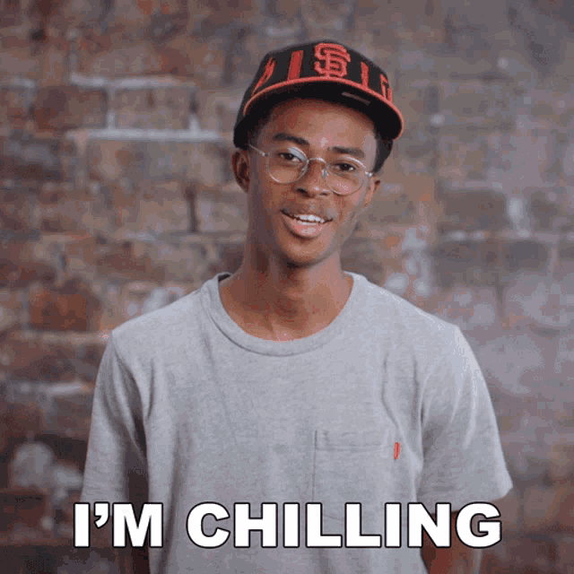 Im Chilling Kelechi GIF