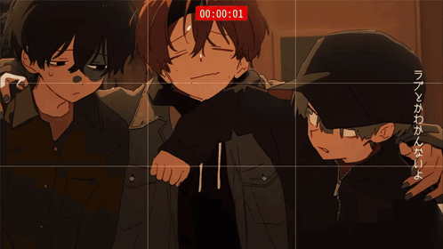 a video of a girl crying with a 00 00 03 displayed on the screen