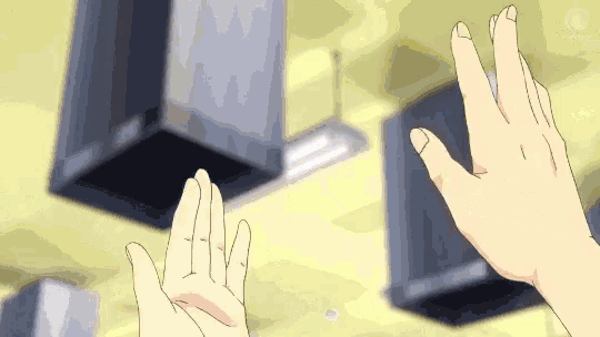 Animated hands reach toward each other for a high five against a glowing backdrop.