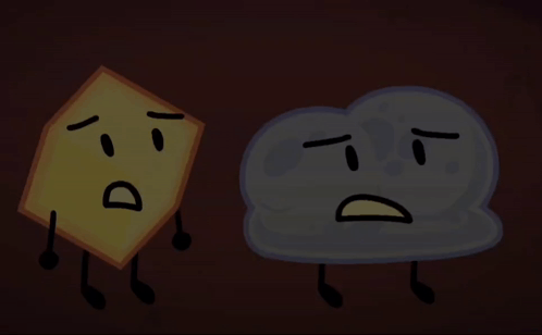a cartoon character with a sad face next to another character with a sad face