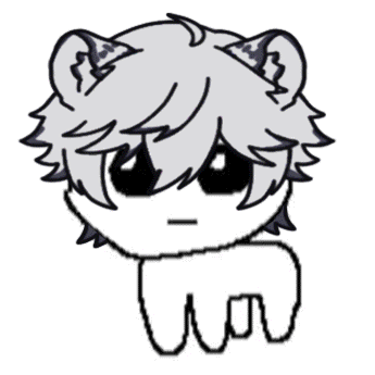 a drawing of a cartoon character with a sad look on his face