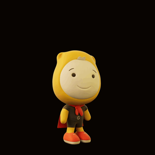 a cartoon character is surrounded by a bunch of thumbs ups and says yesssss