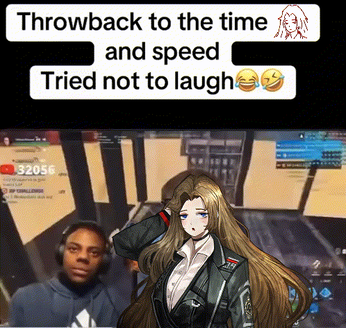 a throwback to the time and speed tried not to laugh sign