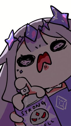 A cartoon purple-haired character appears sickened, with a speech bubble reading “YOU’RE STINKY.”