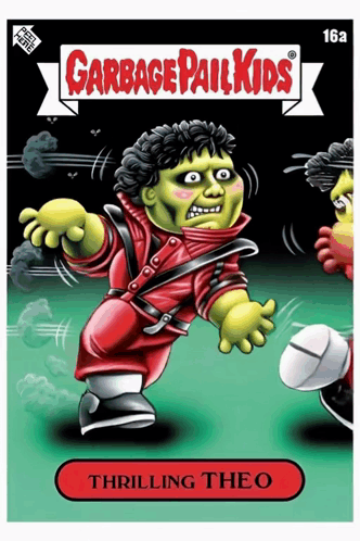 garbage pail kids thrilling theo is featured on the cover of this comic book