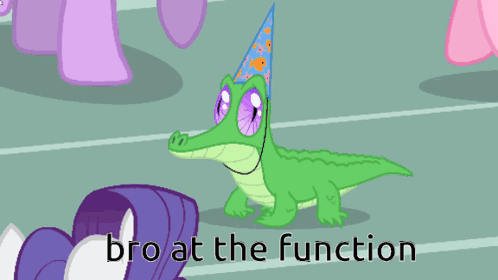 a picture of ponies with the words bro at the function