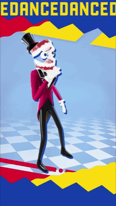 a poster that says ' edancedanced ' on the top