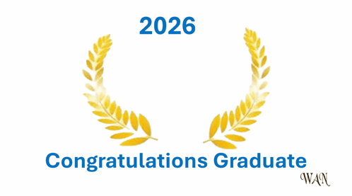 a congratulations graduate poster with a graduation cap and a diploma