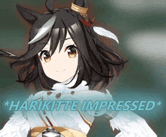 a picture of a girl with the words harikitten impressed on the bottom
