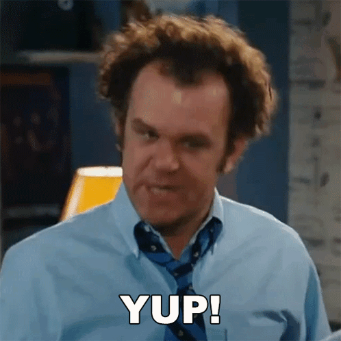 Dale Doback from Step Brothers says “YUP!”