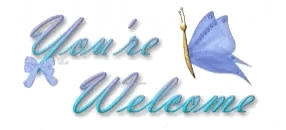 Soft blue cursive welcome lettering appears on a white background.
