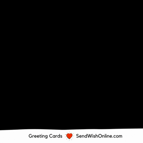 A mostly black greeting-card-style screen has a small “Greeting Cards” footer.