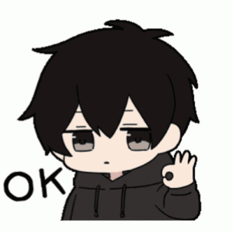 An anime-style boy raises a hand and says “OK.”