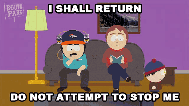 I Shall Return Stan Marsh GIF