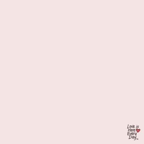 A pale pink greeting-card background is mostly blank.
