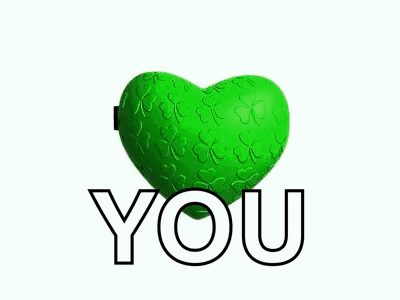A textured green heart sits above the large word “YOU.”