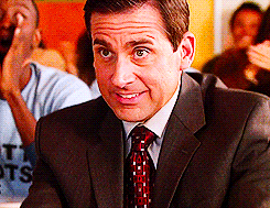 Michael Scott from The Office gives a skeptical thumbs-up.