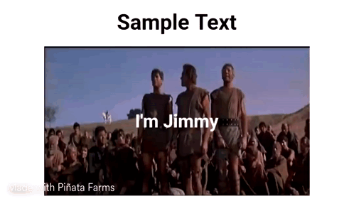 a group of men standing next to each other with the words `` i 'm jimmy '' written on the bottom .