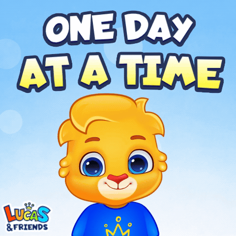 an advertisement for lucas and friends shows a cartoon character