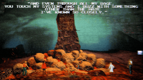 a screenshot of a video game says " and even through all my rage "