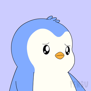 a cartoon penguin with the word omg above its head