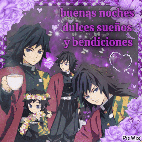 a picture of a man holding a cup of coffee with the words buenas noches dulces sueños y bendiciones