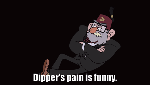 a cartoon character laying down with the words but i 'm starting to get bored on the bottom