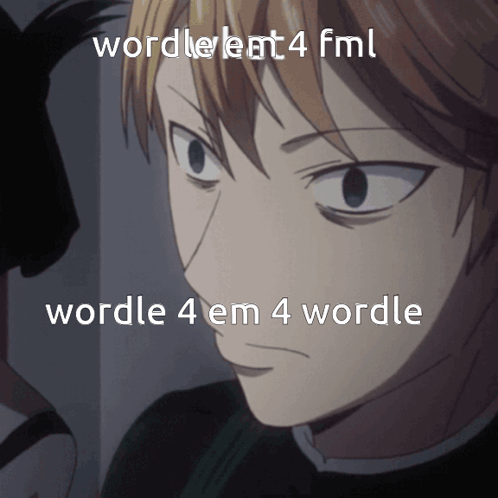 a close up of a person 's face with the words wordle em 4 fml wordle 4 em 4 wordle below it