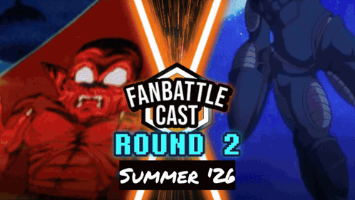 a poster for a fan battle cast round 2