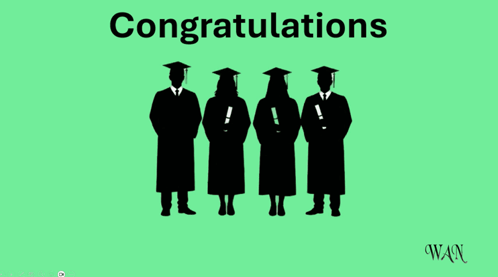congratulations class of 2026 is written on the green background