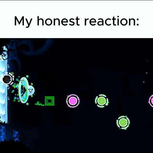 a poster that says ' my honest reaction ' on it