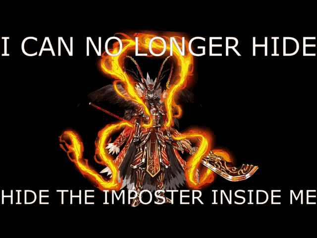 a poster that says " i can no longer hide "