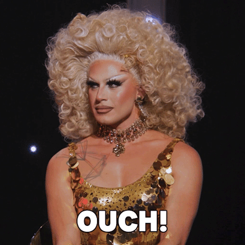 Joey Jay looks pained under a bold “OUCH!” caption.