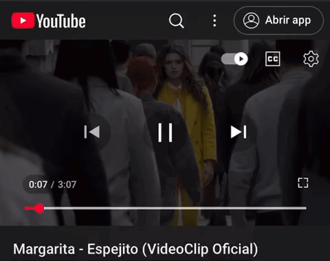 a screenshot of a youtube video titled margarita