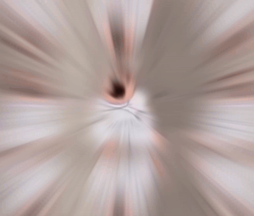 A blurred close-up of Peter Griffin rapidly shakes in a padded room.