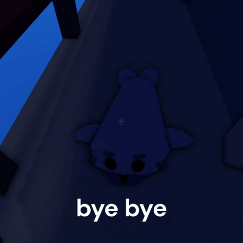 a picture of a balcony with the words " bye bye " on it