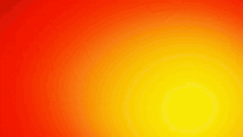 a red and yellow background with a yellow circle in the center