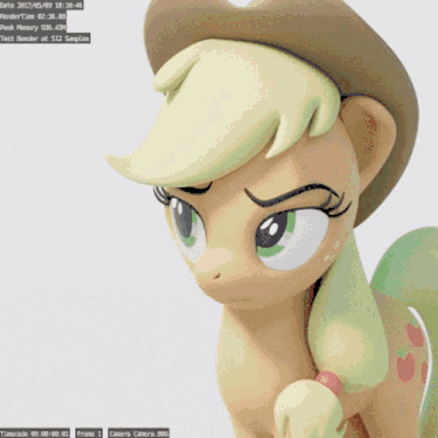 a picture of a pony with the words say what written below it