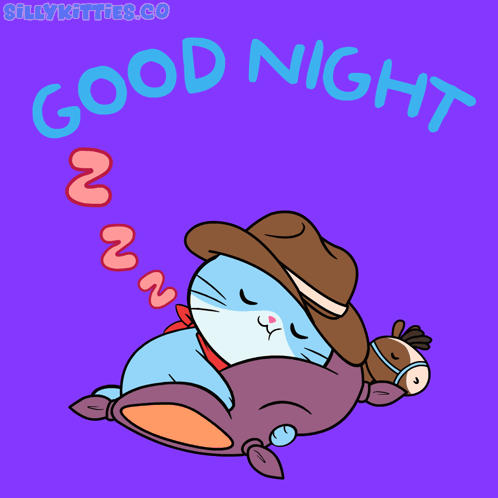 a cat wearing a cowboy hat is sleeping on a pillow with a horse