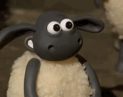 Shaun the Sheep gives an enthusiastic double thumbs-up.