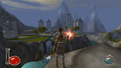 a screenshot of a video game that says press x to load the last saved game and press the start button to go to the main menu