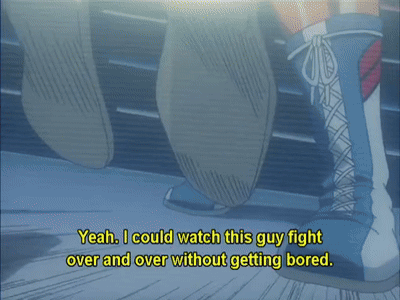 yeah i could watch this guy fight over and over without getting bored.