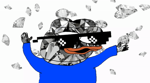 a cartoon duck wearing sunglasses and a blue shirt