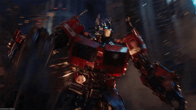 a picture of a robot with a transformers logo on its chest