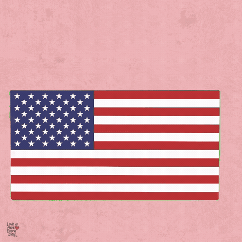 a poster celebrating 250 years with an american flag and a heart
