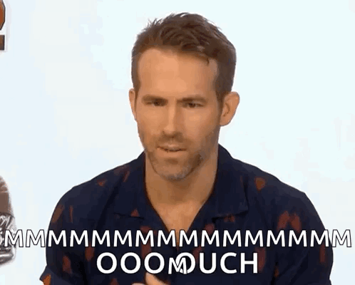 A man makes a long uneasy “ooh” face against a white background.
