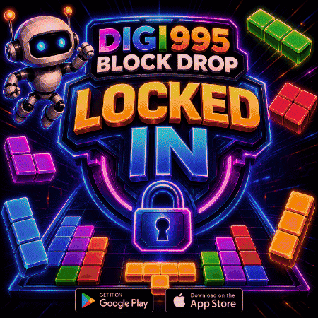 an advertisement for digi995 block drop locks in