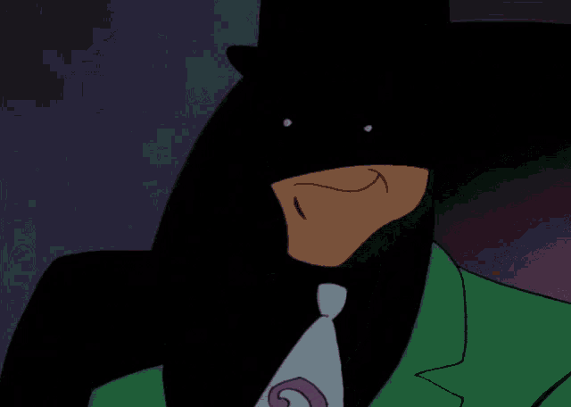 a cartoon of a man wearing a top hat and tie