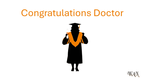 a congratulations doctor card with a silhouette of a doctor